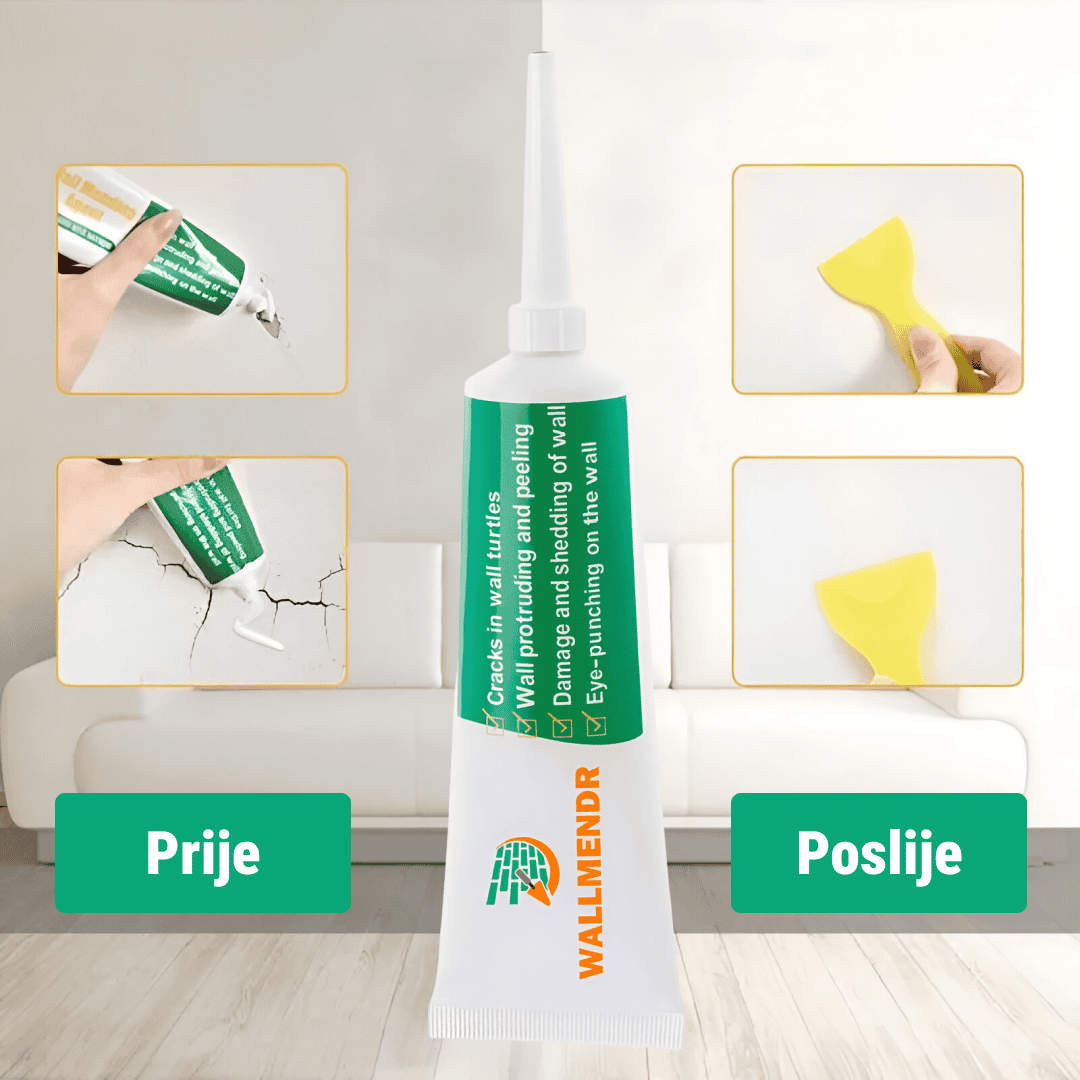 WALLMENDR® – Kit za popravak zidova i prekrivanje mrlja (1+1 GRATIS) - Slika 2