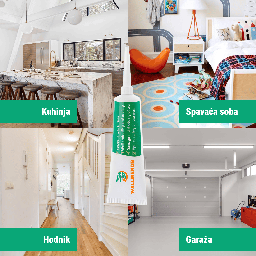 WALLMENDR® – Kit za popravak zidova i prekrivanje mrlja (1+1 GRATIS) - Slika 3