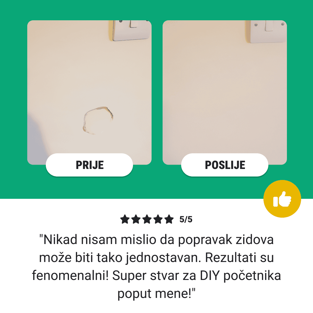 WALLMENDR® – Kit za popravak zidova i prekrivanje mrlja (1+1 GRATIS) - Slika 7