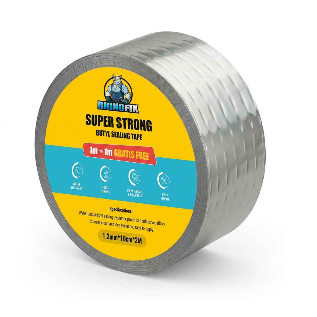 RHINOFIX – Super Otporna Butilna Brtvena Traka (1m + 1m BESPLATNO) - Slika 6