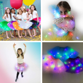 Tutu suknja s raznobojnim LED svjetlima