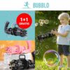 Aparat za izradu mjehurića od sapunice 1+1 BESPLATNO BUBBLO®