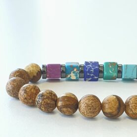 Alternative view of Čakra narukvica od prirodnog kamena