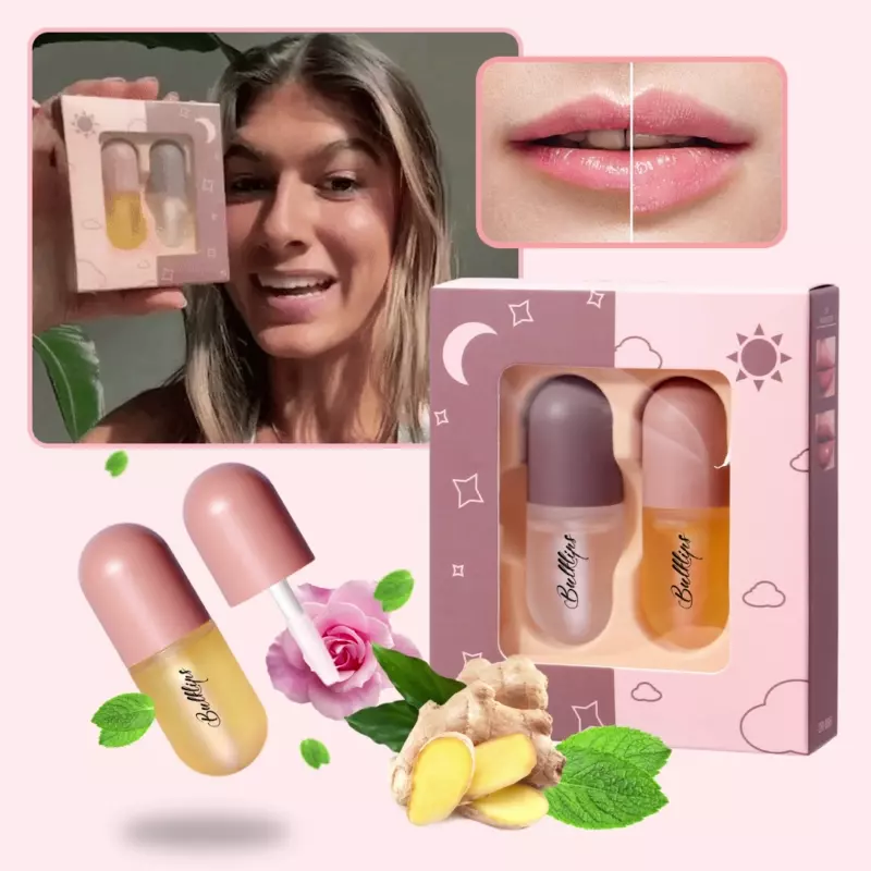 Set za povećanje usana s đumbirom i mentom BULKLIPS