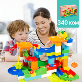 TOYNEXUS® Dječja trkaća staza za slaganje (340 komada)