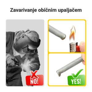 Alternative view of BRAZERODS™ – Šipke za Zavarivanje i Lemljenje od Aluminija (3+3 BESPLATNO!)