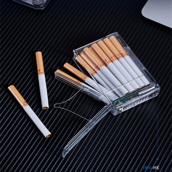 AKRILNA KUTIJA ZA CIGARETE S ELEKTRIČNIM UPALJAČEM LIGHTERCASE™ - Slika 2