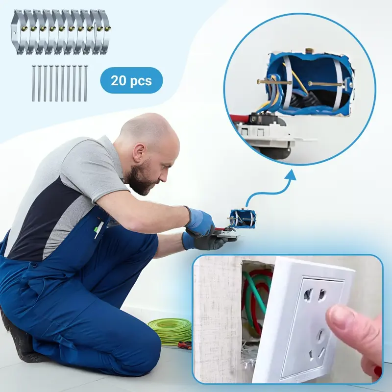 ŠIPKE ZA ISPRAVLJANJE UTIČNICA - PAKET OD 20 (+20 VIJAKA) REMEROD™