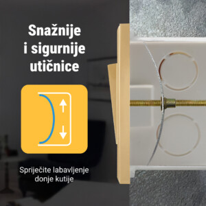 Alternative view of ŠIPKE ZA ISPRAVLJANJE UTIČNICA - PAKET OD 20 (+20 VIJAKA) REMEROD™