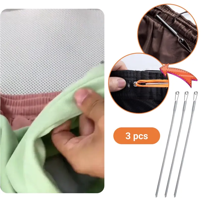 GARMENTFIX™ FLEKSIBILNA IGLE OD NEHRĐAJUĆEG ČELIKA – 3 KOMADA