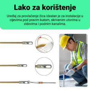 Alternative view of Wirelead™ – Alat za provlačenje električnih žica 15 m