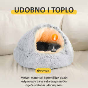 Alternative view of PurrNest - Antistresni Krevet za Životinje
