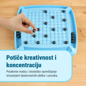 Alternative view of MagnaFun - Strategijska igra s magnetskim kamenjem