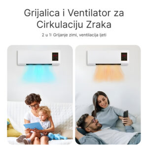 Alternative view of Enchantia – Ventilator s funkcijom grijanja i ventilacije, montaža bez alata