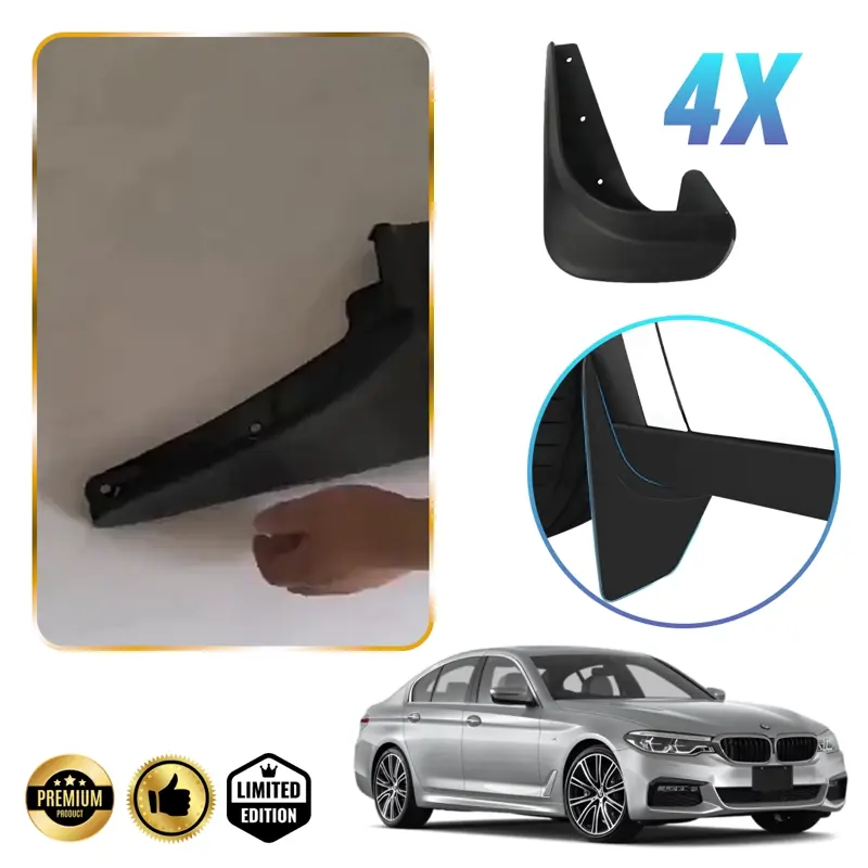 RuggedGuard™ - Parafango od meke gume za vozila - Univerzalni set od 4 komada za automobile i SUV vozila