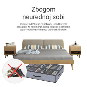 Alternative view of StoreEase™ - Organizator cipela ispod kreveta - 1+1 GRATIS