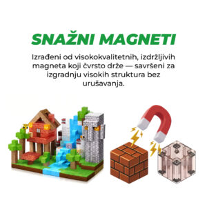 Alternative view of BuildEase™ - Magnetni Blokovi za Gradnju